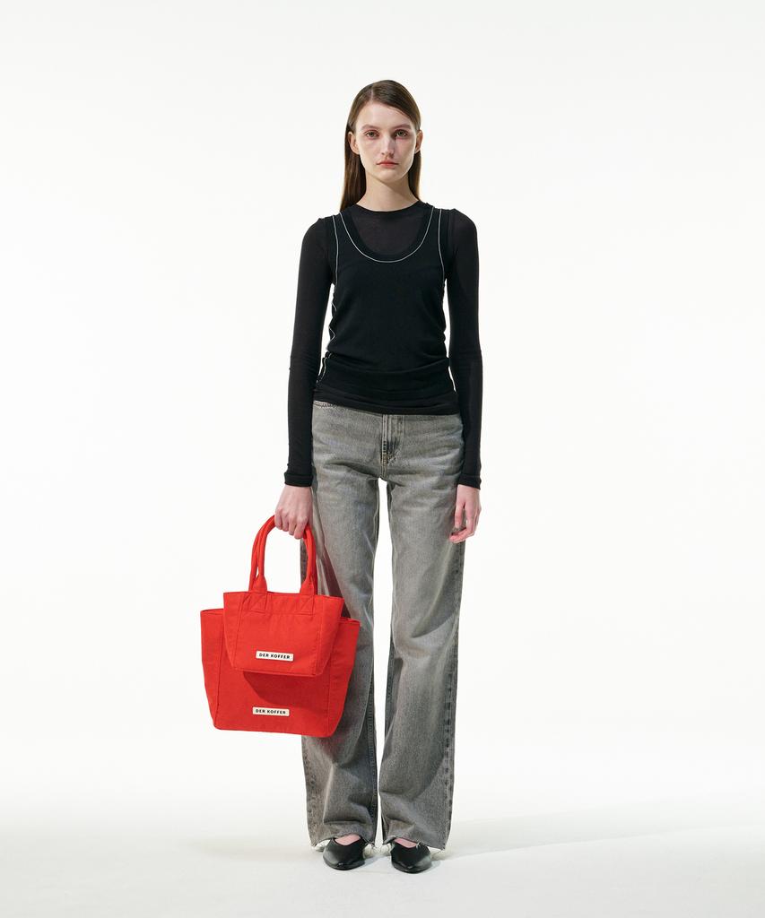 Der Koffer Shopper Nylon [Red]_Mini