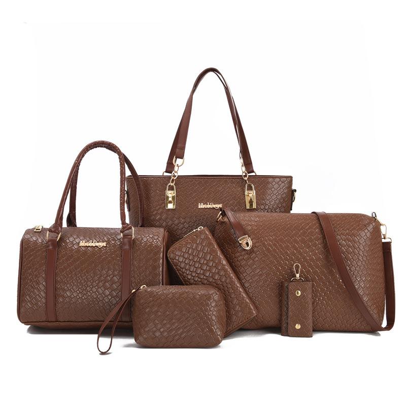 

Сумка для мамы и ребенка Новая женская сумка для мамы Большая вместимость модная на плечо портативная сумка-мессенджер Повседневная женская сумка коричневый