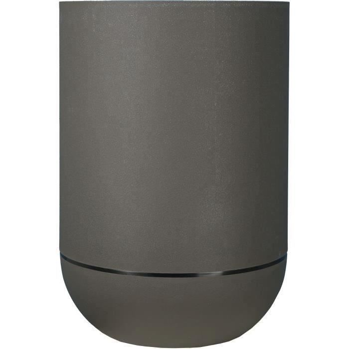 RIVIERA GRANIT TULIPE Round Flower Box - Plastic - Diameter 50 Cm - Grey