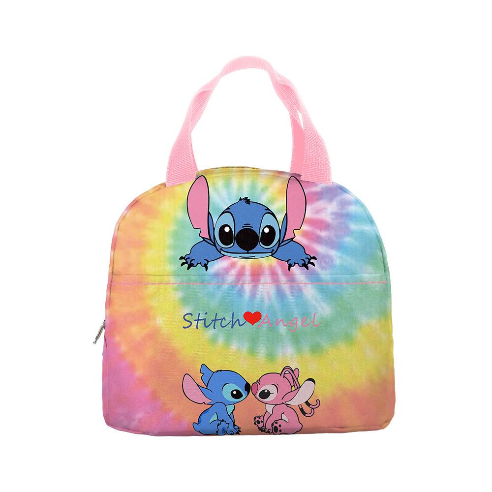 

Lunch Bag Pink Portable Meal Bag Girls Bring Rice Bag Double Layer Pencil Case Stationery Box Ship according to the picture