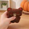 Decorative Keychain Pendant Squeaky Halloween Plush Pendant, Stuffed Skeleton Mummy Bear Toy Accessory for Backpacks Handbags Purses Lightweight