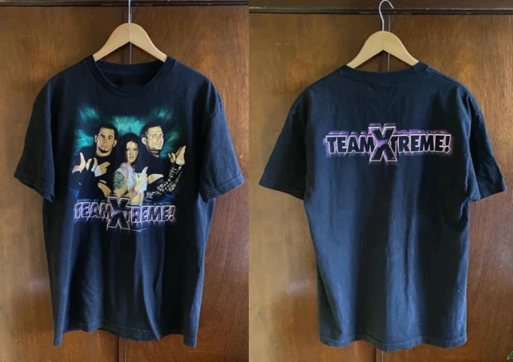 Vintage 2001 WWF Team Xtreme Hardy Boyz & Lita T-Shirt L