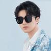 G'S Black Sunglasses Women'S Trend Three-Point Sunshade Large-Frame Sunglasses Men'S Trend One Pair Of Hair Replacement Glasses