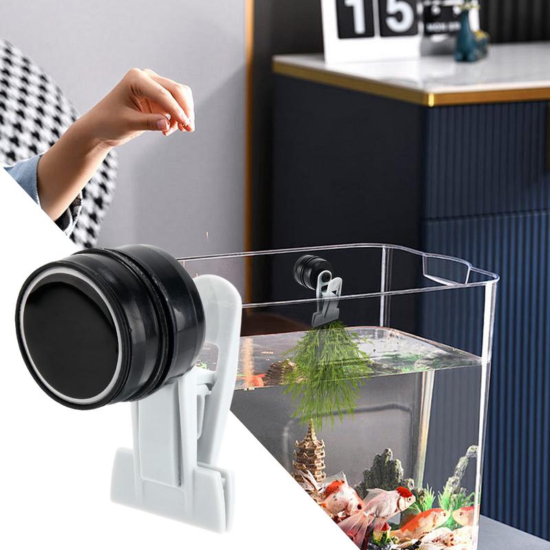 Uchwyt na pokarm dla ryb Wydajny karmnik do akwarium z magnetycznymi cechami akwarium Magnetyczny Wszechstronny Kompaktowy Automatyczny Uchwyt na pokarm dla