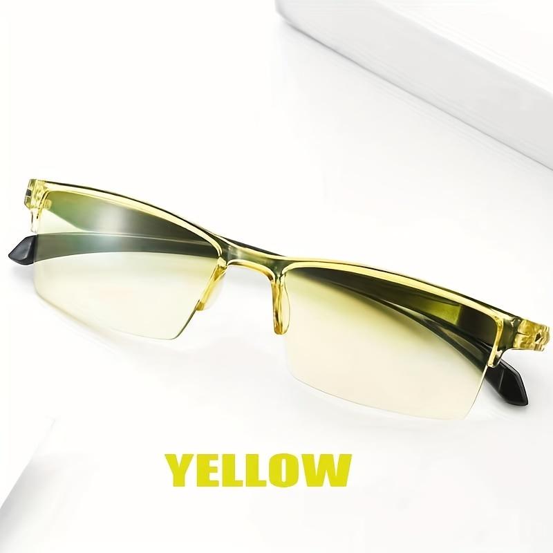Intelligent Zoom Reading Glasses Fashion Presbyopic Glasses Unisex Transparent Eyewear +100 To +500