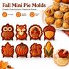 1PC Reusable Mini Pie Mold Red Fall Baking Mold New Autumn Pie Mold  Kitchen Baking Tool