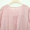 Shiz Madam Summer Watercolor Garden Double Tencel Blouse T57541