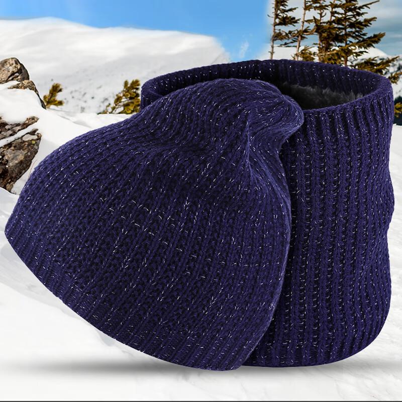 

Унисекс Теплый Вязаный Набор Шапка и Шарф One Size