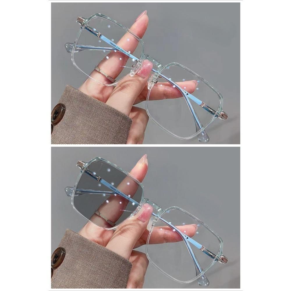 4 PCS Pochromic Eye Glasses Anti Radiation Eyeglasses Shades for Women Men Transition Eyeglass Computer Eyewear