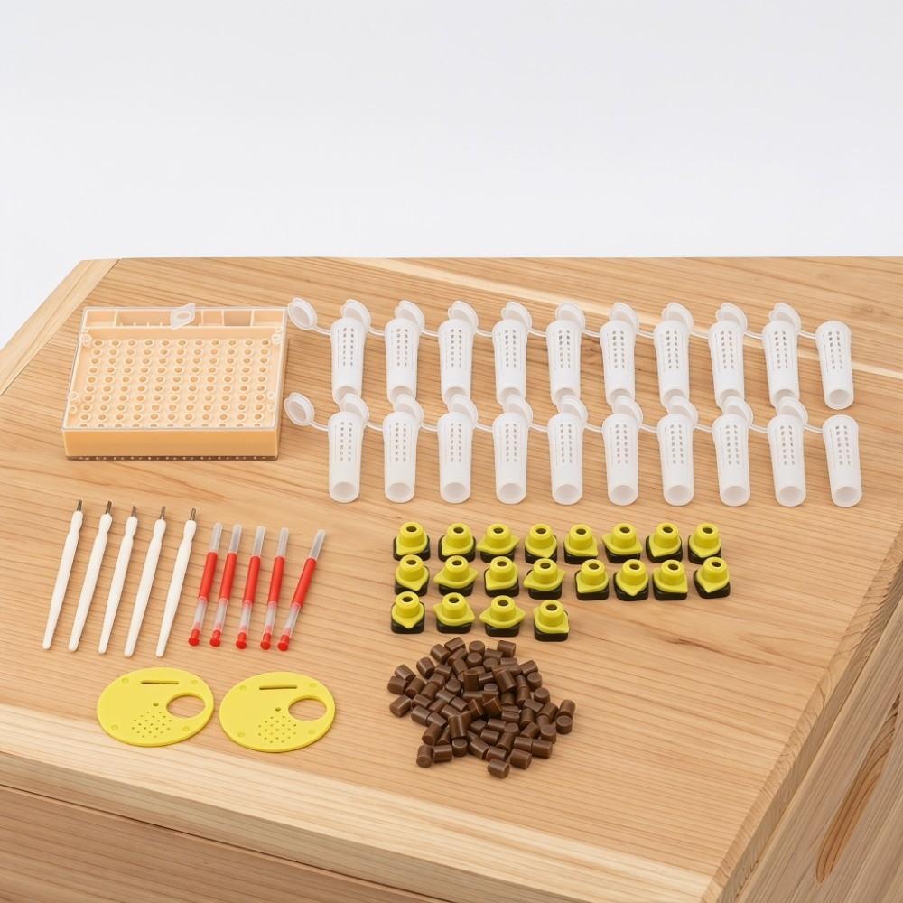143 Pcs Set Durable Queen Bee Rearing System Plastic Apiculture System Kit Queen Rearing
