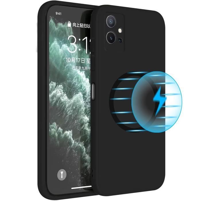 Coque de protection - Vivo - Y55 5G - Silicone - Antidérapante - Mat Noir