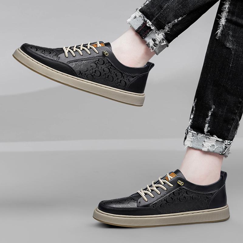 New Men's Breathable Sneakers Summer Casual Loafers Lightweight Round Head Solid Colour Non-slip Flats Zapatillas Para Hombres