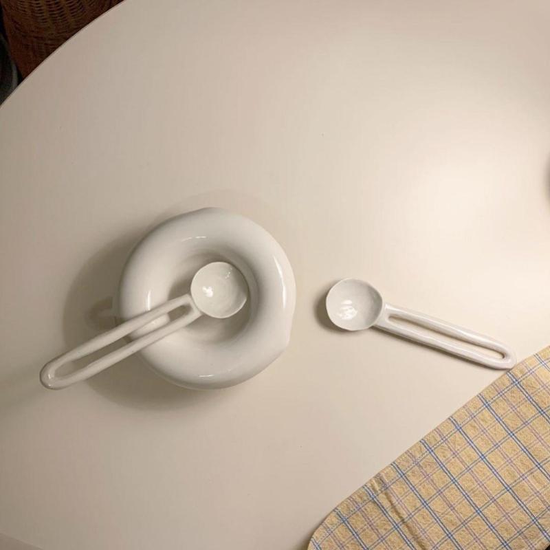 Dish Chubby Ceramic Sauce Bowl White Turn-up Seasoning Dish Mini Honey Vinegar Dish Gravy Dipping Bowl Jewelry Display