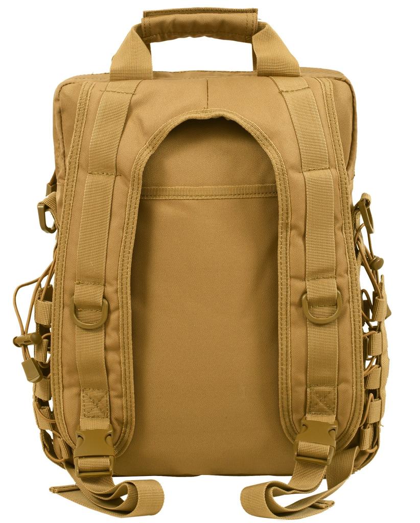 Cybertron OUTDOOR DAY PACK Laptop Shoulder MOLLE Khaki 15.6" Backpack, Bag, Compatible, Waterproof, Unisex,