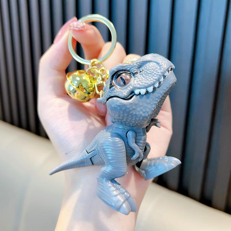 1 Pc New Tyrannosaurus Rex Bite Hand Toy Keychain Creative Dinosaur Pendant Couple Backpack Pendant Small Gift