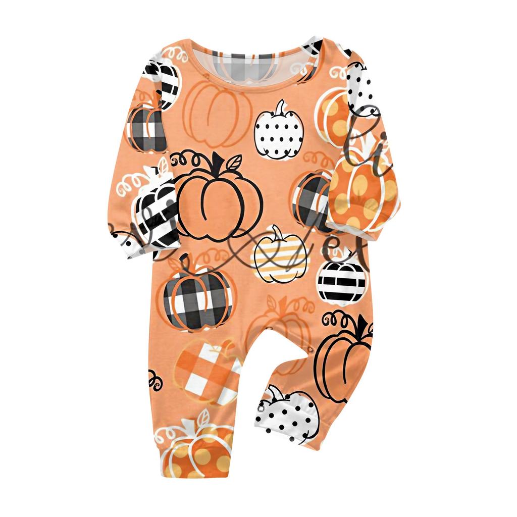 Family Matching Print Sets Pajamas Loungewear Outfits Family Matching Long Sleeve Tops+Pants Set