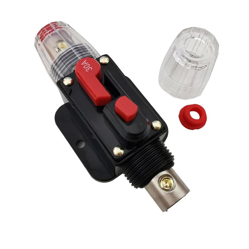 Car, Yacht, RV Resettable Circuit Breaker Fuse Holder - C10 Model