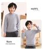 Premium Kinder Pullover aus reinem Kaschmir - Halber Stehkragen, Warmer Herbst/Winter Strick für Jungen und Mädchen