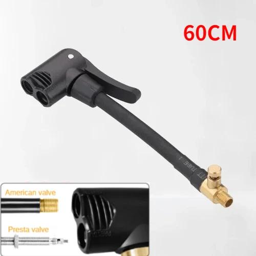 Bomba de Bicicleta Mangueira Adaptador de Bico Duplo Peças de Bombeamento Serviço Acessórios Automotivos Conversor de Válvula Schrader/Presta F/V A/V Bicicleta
