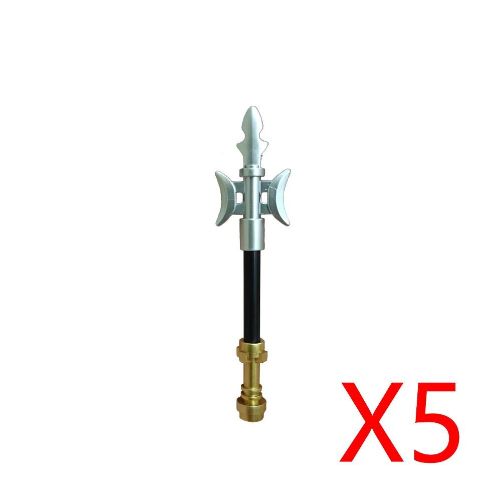 MOC Military Medieval Building Blocks Accessories Soldier Figures Bicolor Weapons Crossbow Sword helmet Tomahawk Toy Gift X006