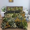 Leopard Print King Queen Duvet Cover Brown Cheetah Skin Pattern Bedding Set For Teens Girl Women Leopard 2/3pcs Soft Quilt Cover