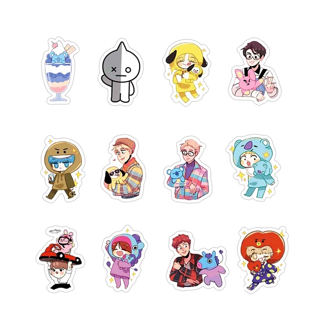 60 Cute Stickers, Cute Stickers, Chibi Stickers, Waterproof Stickers, Suitable