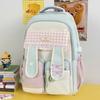 Schoolbag High Value Bow Rabbit Ear Design Student Dopamine Sweet Girl Heart Large Capacity Campus Backpack