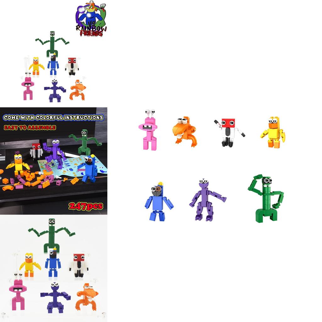 247 pezzi Roblox Rainbow Friends Blocchi da Costruzione Giocattolo Per Ragazzi Ragazze