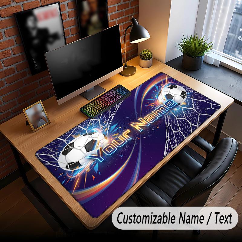 Celebration Theme Custom Mouse Pad Personalized With Name Text Customized Desk Mat For Office Home Decor