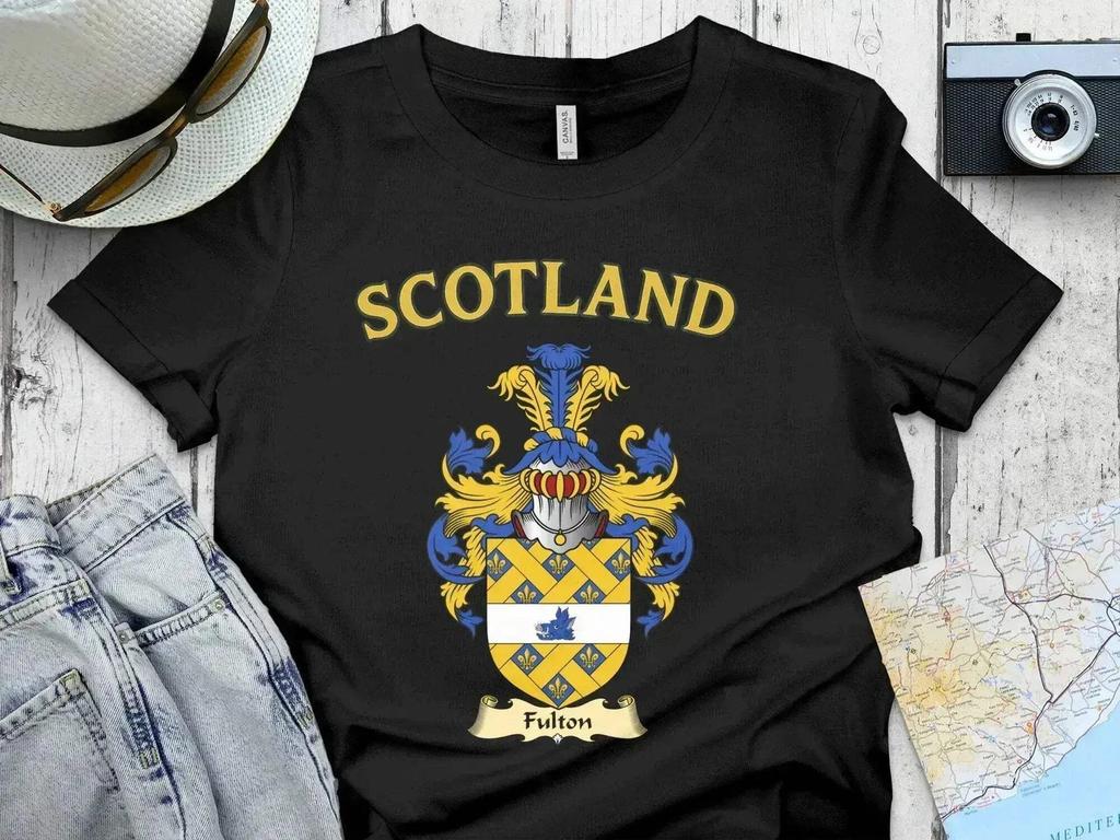 Fulton Scotland Coat of Arms Scottish Clan T-Shirt Product