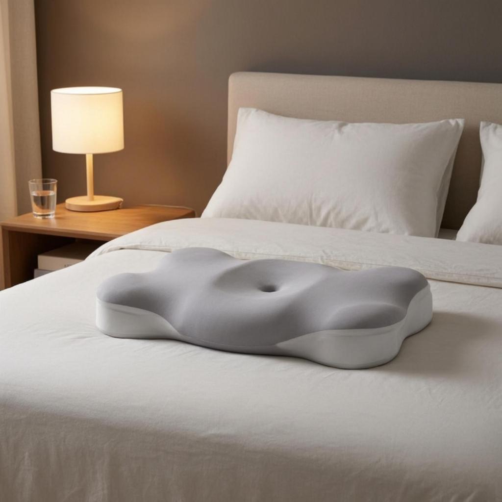 Neck Pillow with Cooling Cover Skin-Friendly Pillowcase Cozy