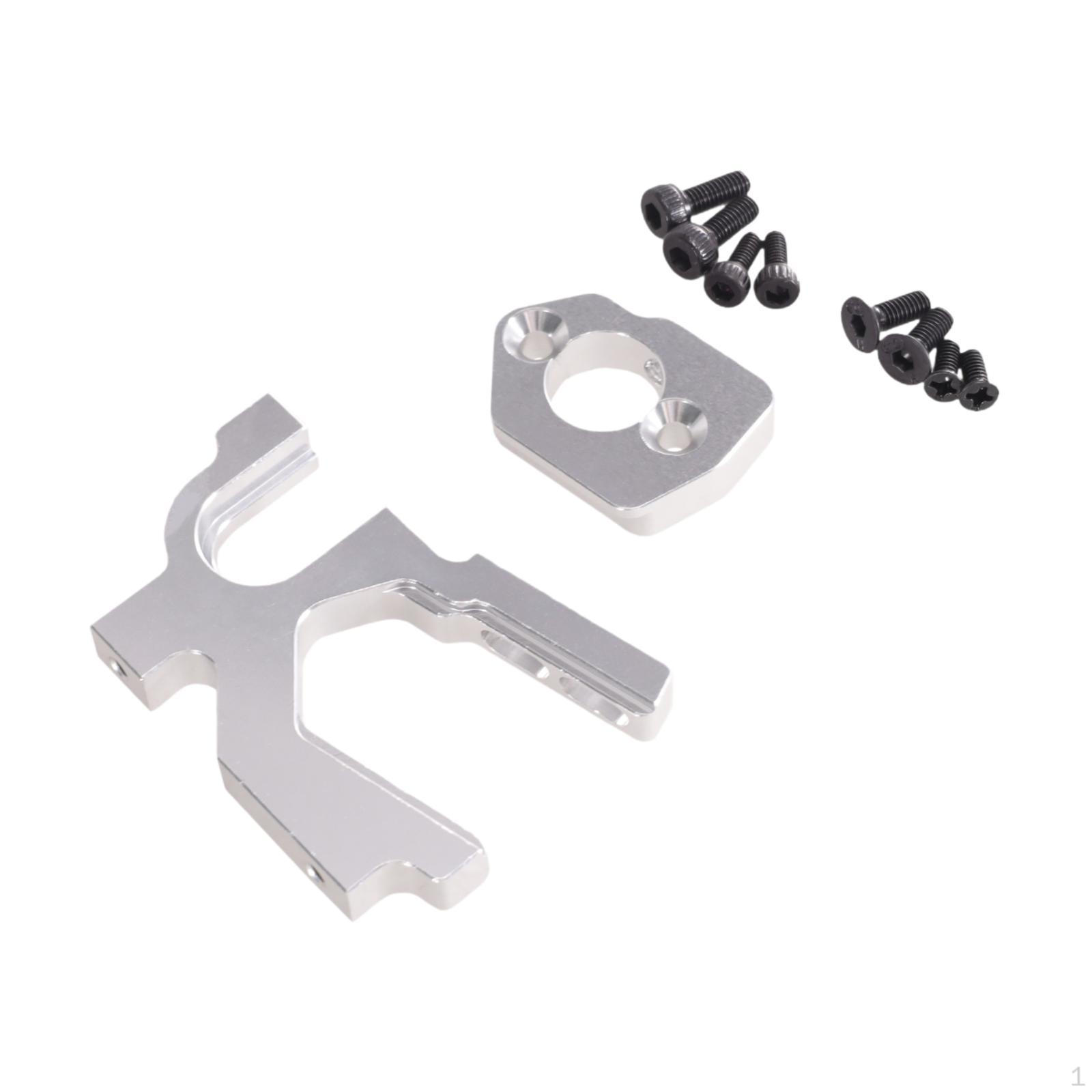 

Motor Mount Assembly for RC Cars 1/12 124019 And 1/14 144001 Models срібний