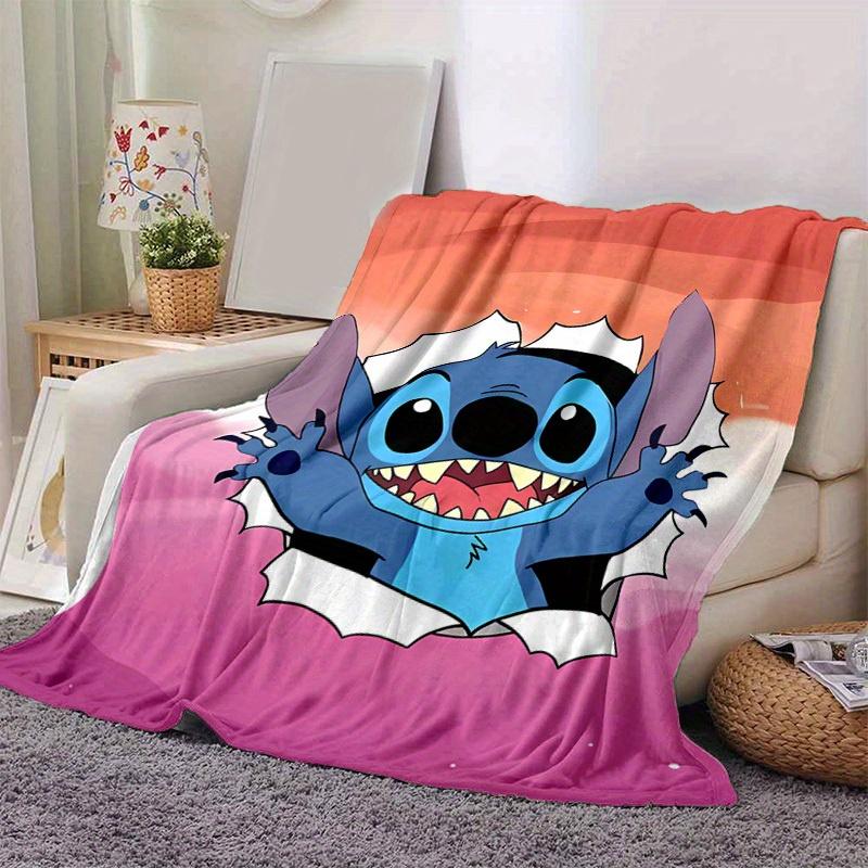 1pc, Stitch Blanket, Home Decor, Couch Cover, Outdoor Blanket, Gift for Friends, Blankets, Suitable for Bedroom, Living Room, Travel, Camping, Car, Be