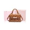 New Sanrio Hello Kitty PU Shoulder Bag, Crossbody Bag, Handbag Women's Pink/Milk Tea/Brown SHHF41591