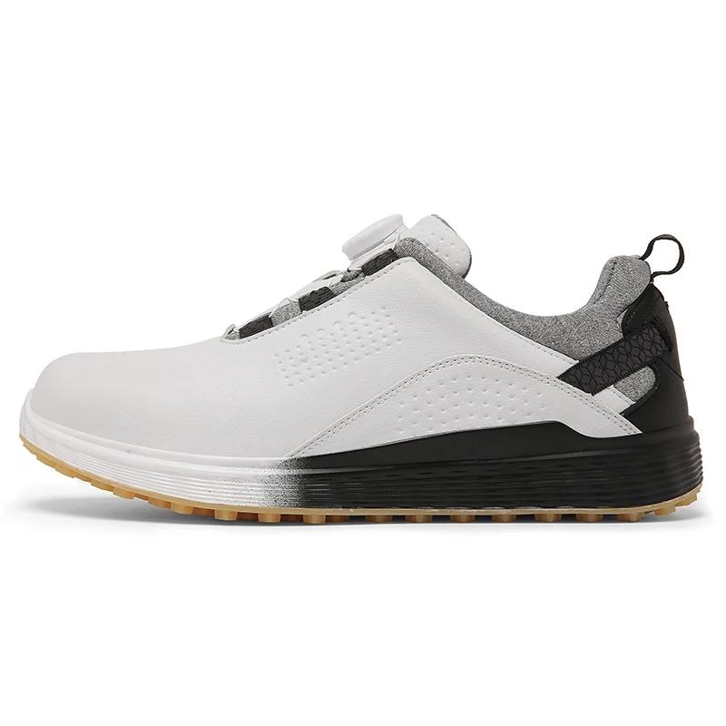 Waterproof Golf Shoes Men Women 36-45 Comfortable Golf Sneakers Outdoor Walking Men Footwears Anti Slip Athletic Sneakers