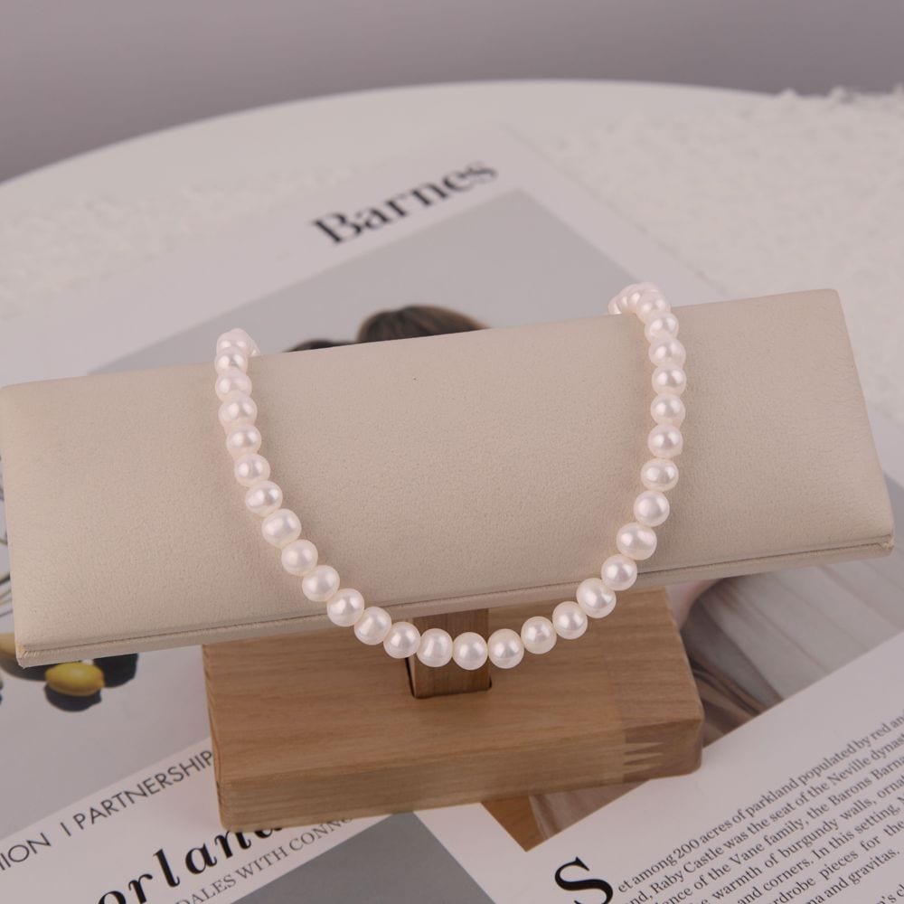 Natural cultured pearl 2mm 3mm 4mm 6mm 8mm ugly pearl necklace