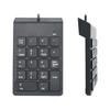Mini USB Digital Keyboard Ergonomic Notebook Keyboard Efficient 18 Keys Keyboard  Cashier Use