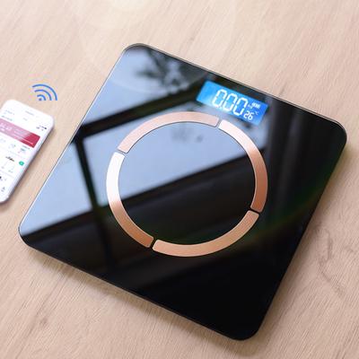 Bilancia da bagno intelligente Bilancia digitale wireless Bilancia per il peso del grasso corporeo Bilancia per l'acqua Analizzatore di composizione BMI Connetti Bluetooth Smartphone