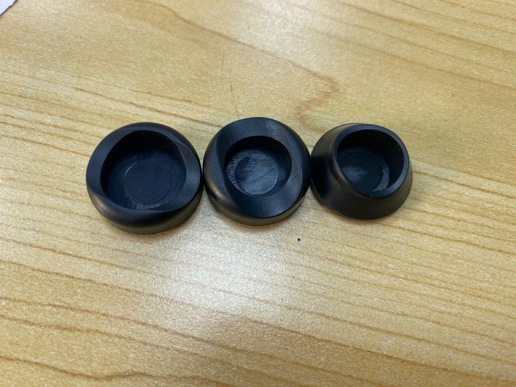 Black Plastic Left-Handed Saxophone Thumb Rest Accessory