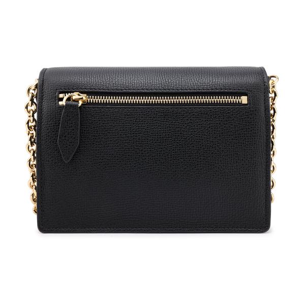 Burberry Karomuster Schnallenverschluss Rindsleder Schulter Crossbody Tasche für Damen in Schwarz und Braun