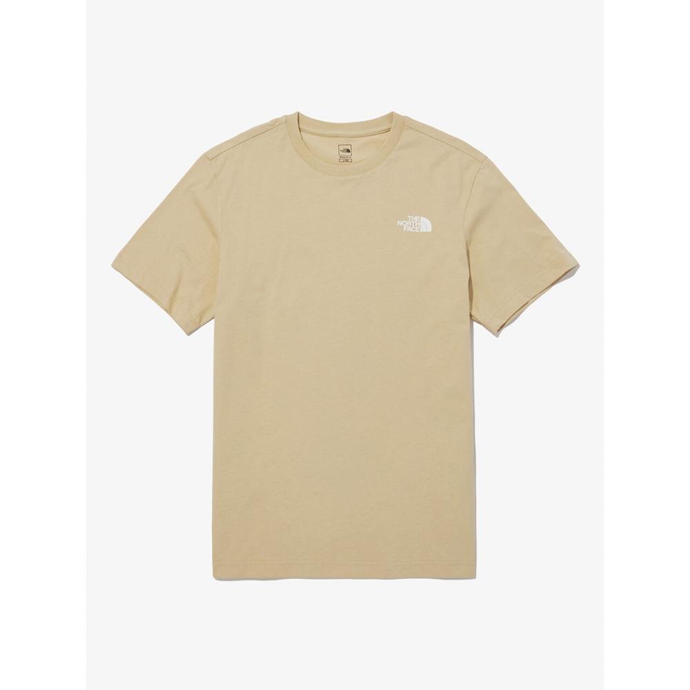 

THE NORTH FACE NT7UP00K Белая этикетка Хлопковая футболка с круглым вырезом и короткими рукавами