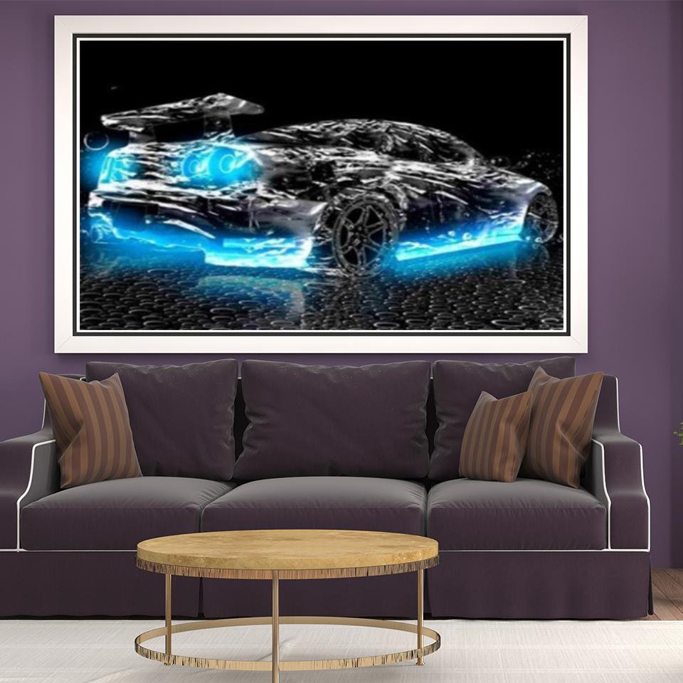 5D DIY Diamond Painting Car Rhinestone Art Painting Full Round Diamond Embroidery Mosaic Pictures Home Decoration Gifts
