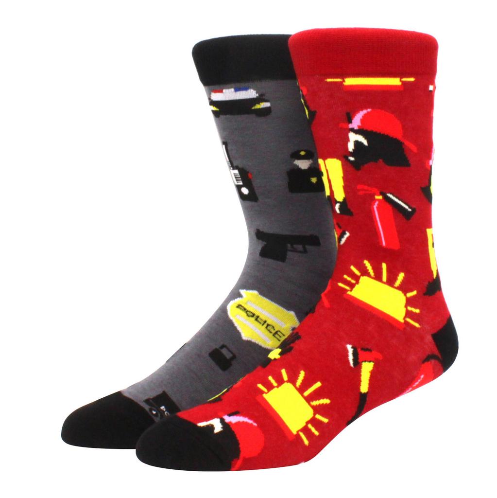 High Quality Combed Cotton Socks food Pattern Long Tube Funny Happy Men Socks Novelty Skateboard Crew Casual Crazy Socks