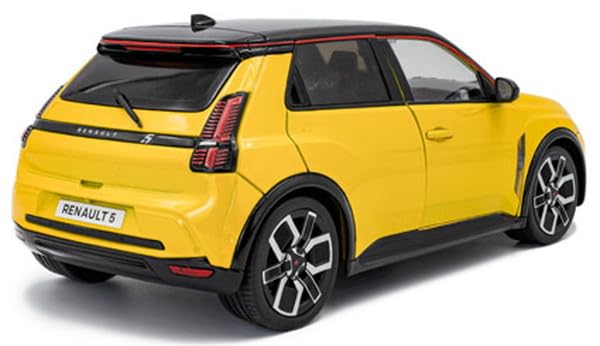 SOLIDO Maßstab Renault 5 2024 Fertigmodell S1812602 1/18 E-TECH (Gelb)