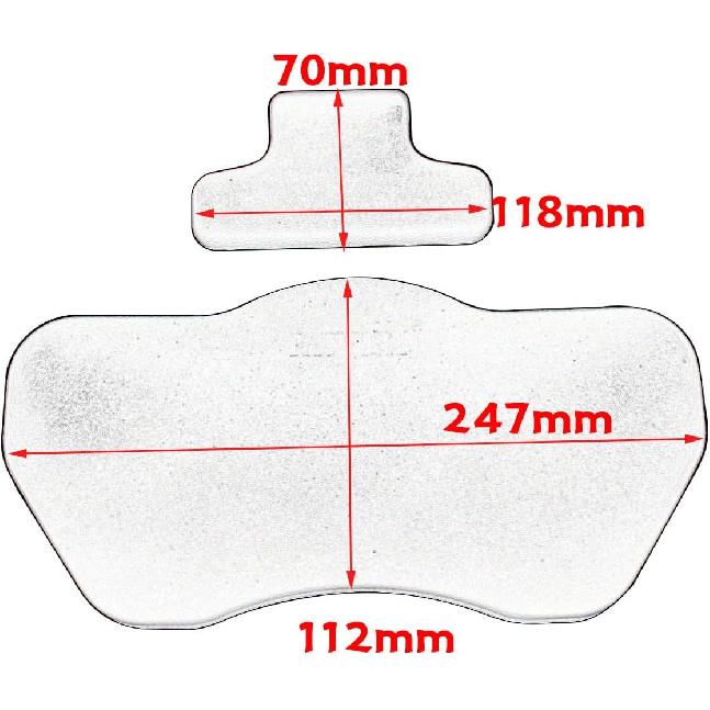 Hinteres Topcase Kissenpolster für F800GS F800 GS ADV R1250GS R1200GS R1200 GS Adventure, Beifahrer-Rückenlehnenpolster Kofferaufkleber für F700GS F750GS G310GS