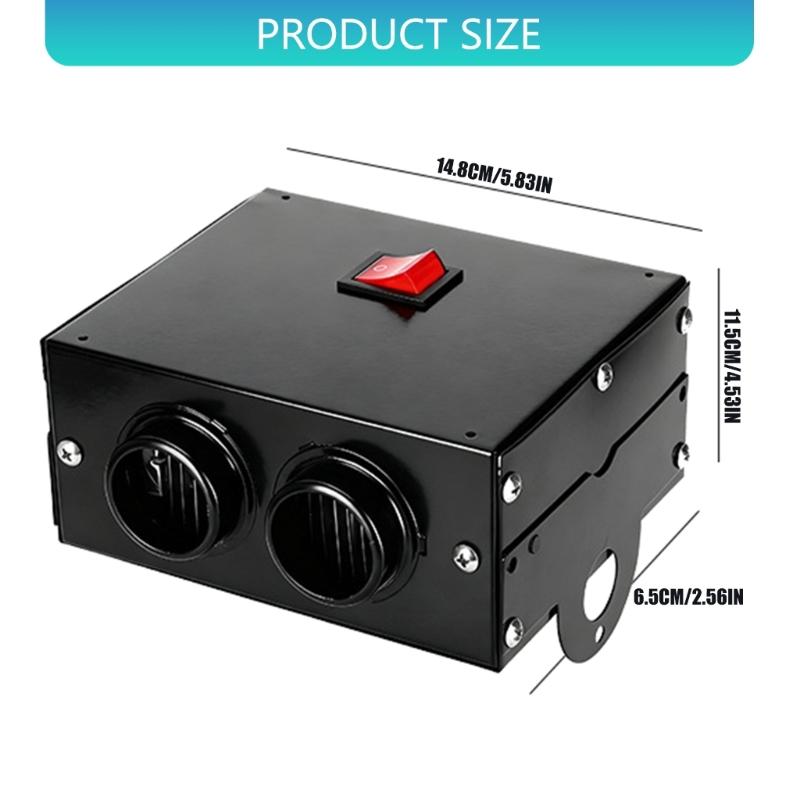 Quick Warm Air Blower For Automotive Use 12/24V Efficient Heating Fast Heating Car Defrost Defogger Small Size