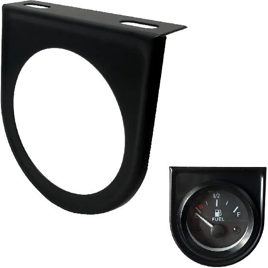 1 Piece Single Hole Gauge Mounting Bracket Pod Holder Fits Any Mounts 2-1/16" (52mm) Gauges To Vehicle's Dashboard Black