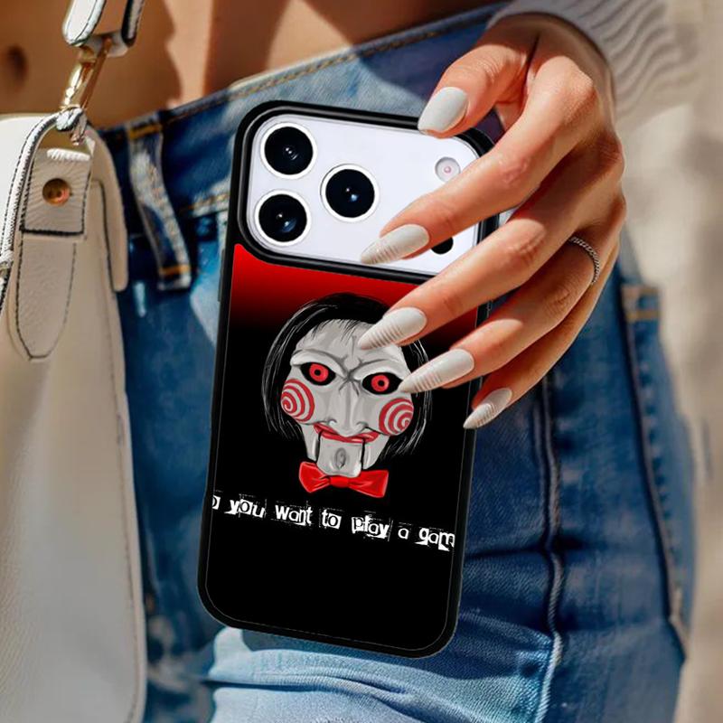 

Jigsaw Saw soft Phone Case For iPhone 17 Air 14 15 13 12 Max Cover For Apple 14 15 16 16e 11 Pro Max Plus iPhone 16e