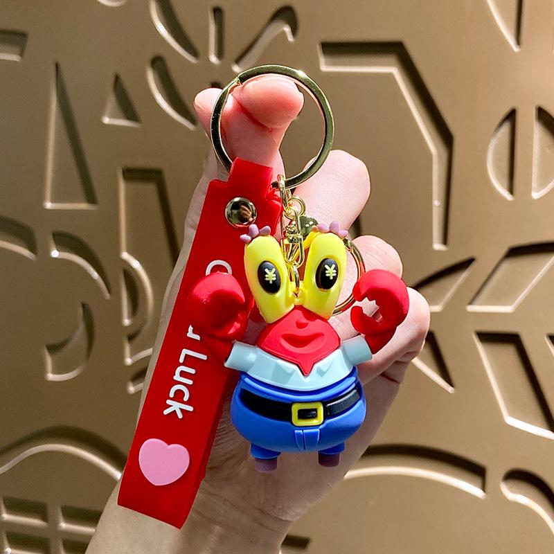 Creative SpongeBob & Patrick Star Cute Keychain Bag Pendant Doll Gift