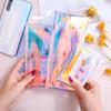 PVC Transparent Cosmetic Bag Women Makeup Storage Clear Organizer Wash Travel Portable Toiletry Multifunction Purse Pouch Bag